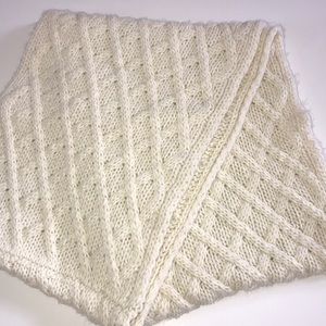 Off white scarf